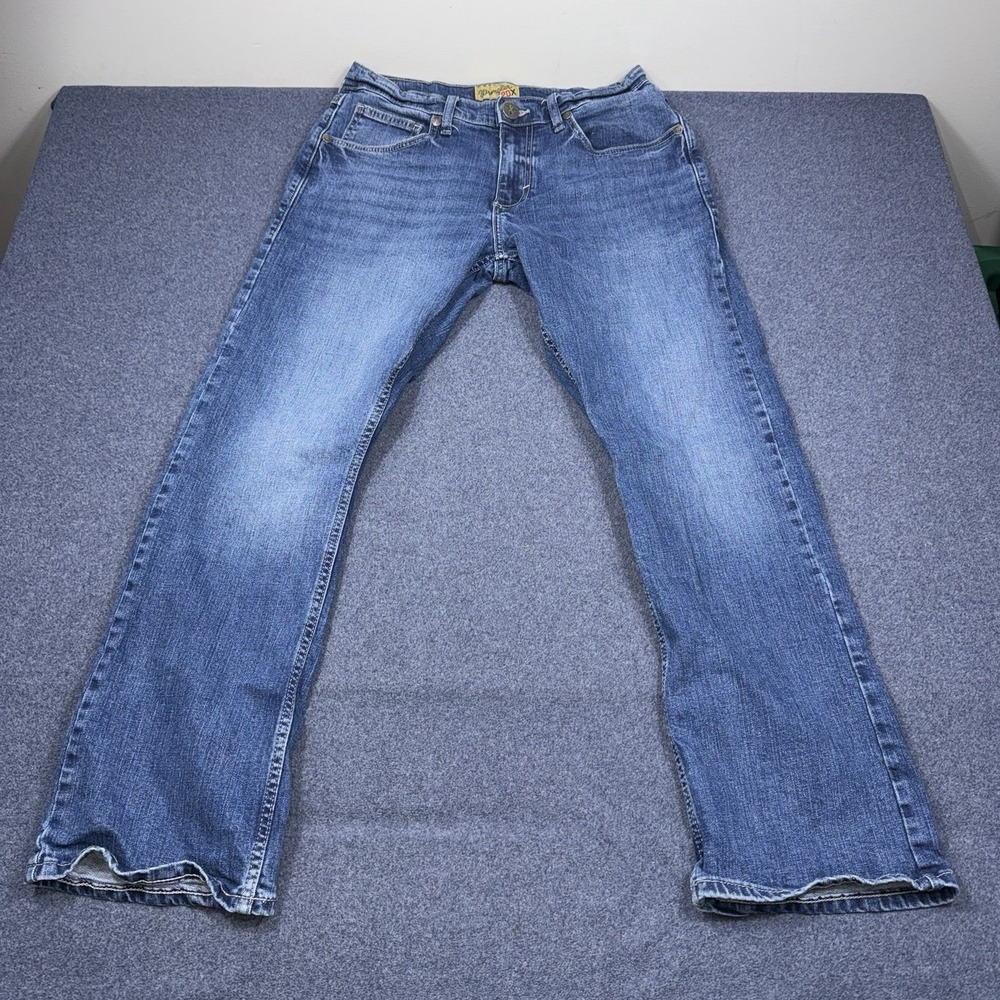 Wrangler 20X Mens 30x30 Blue Jeans Bootcut Medium Wash Denim Pants 112338537